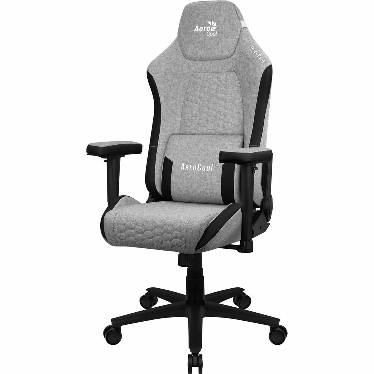 Gaming-stol Aerocool AEROCROWN-ASH-GREY Svart Grå